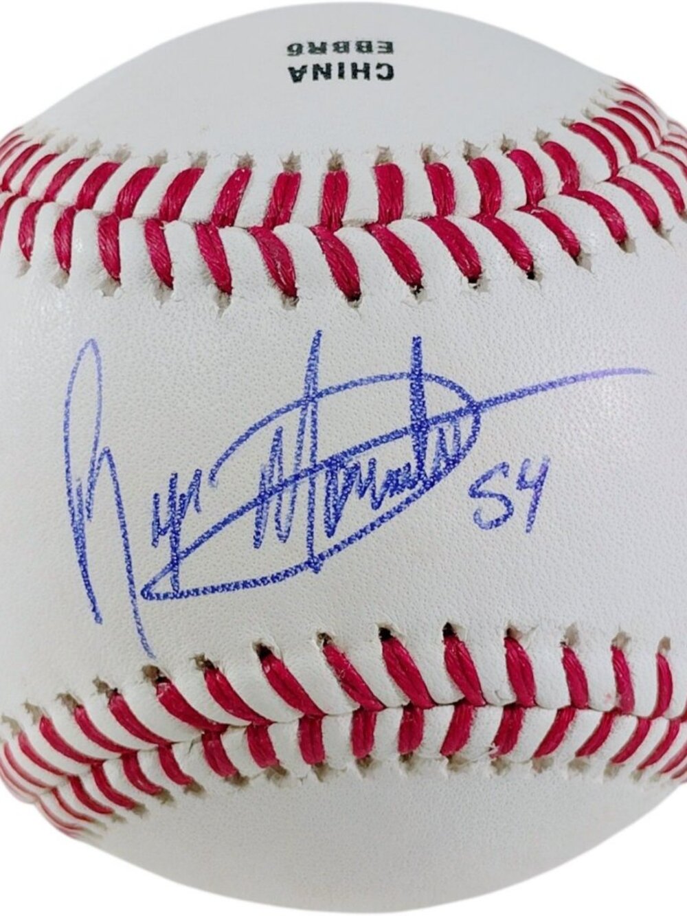 Reyes Moronta Signed Baseball San Francisco Giants Autograph Proof COA